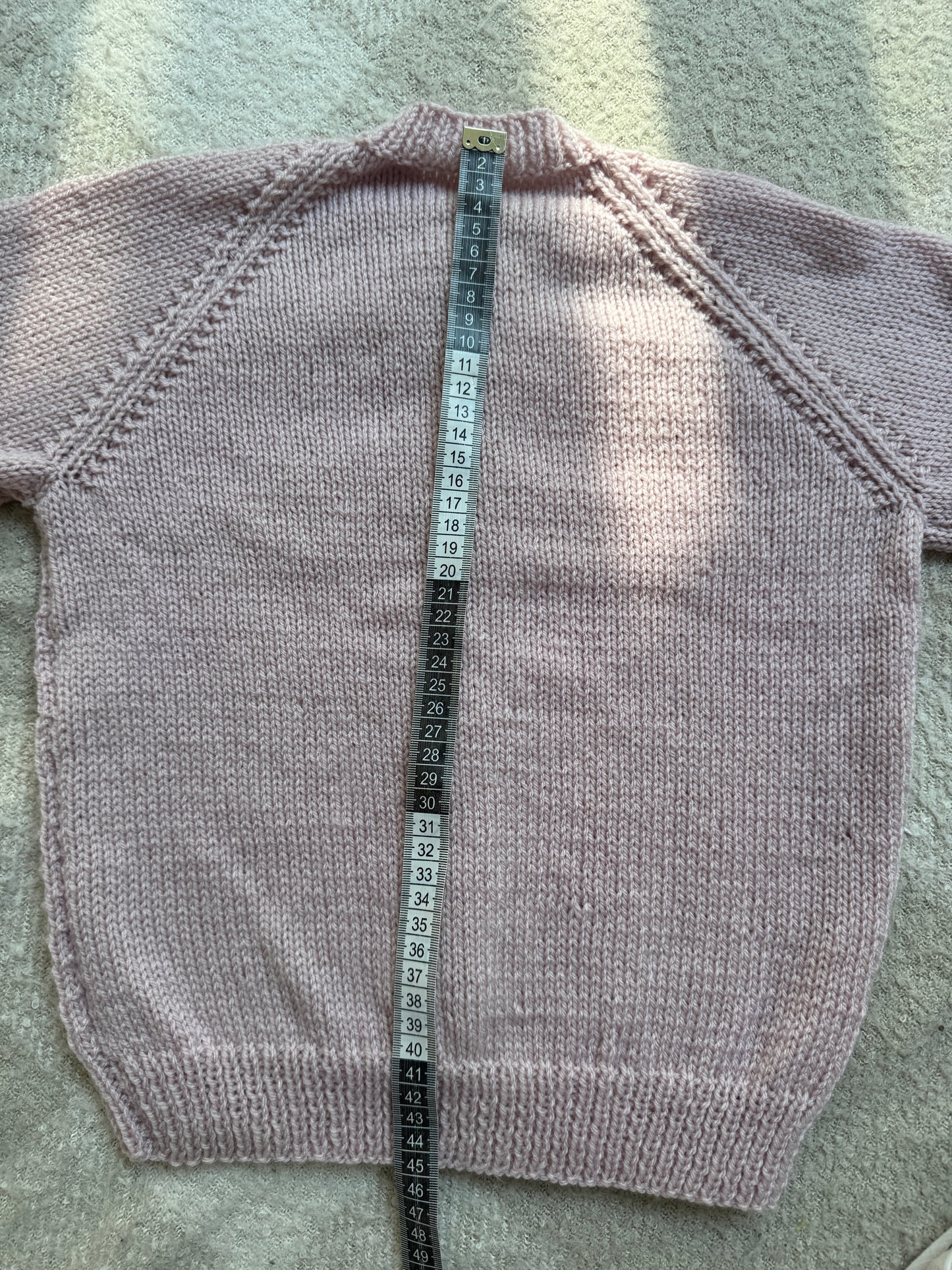 3-5 years oyster pink cardigan