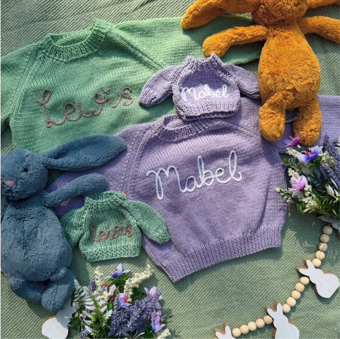 Knitted to order jelly cat jumper