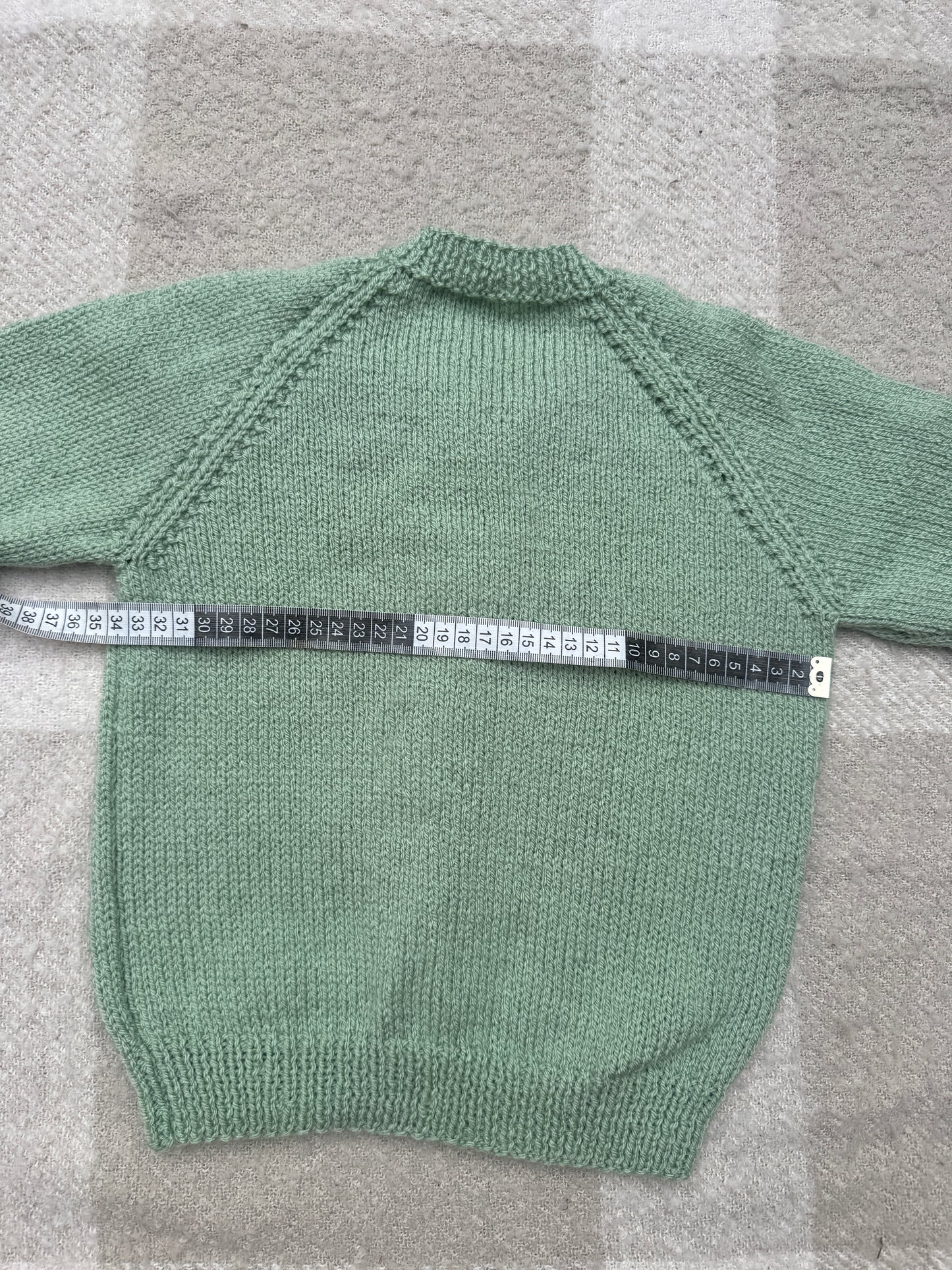 2-3 years pale sage cardigan