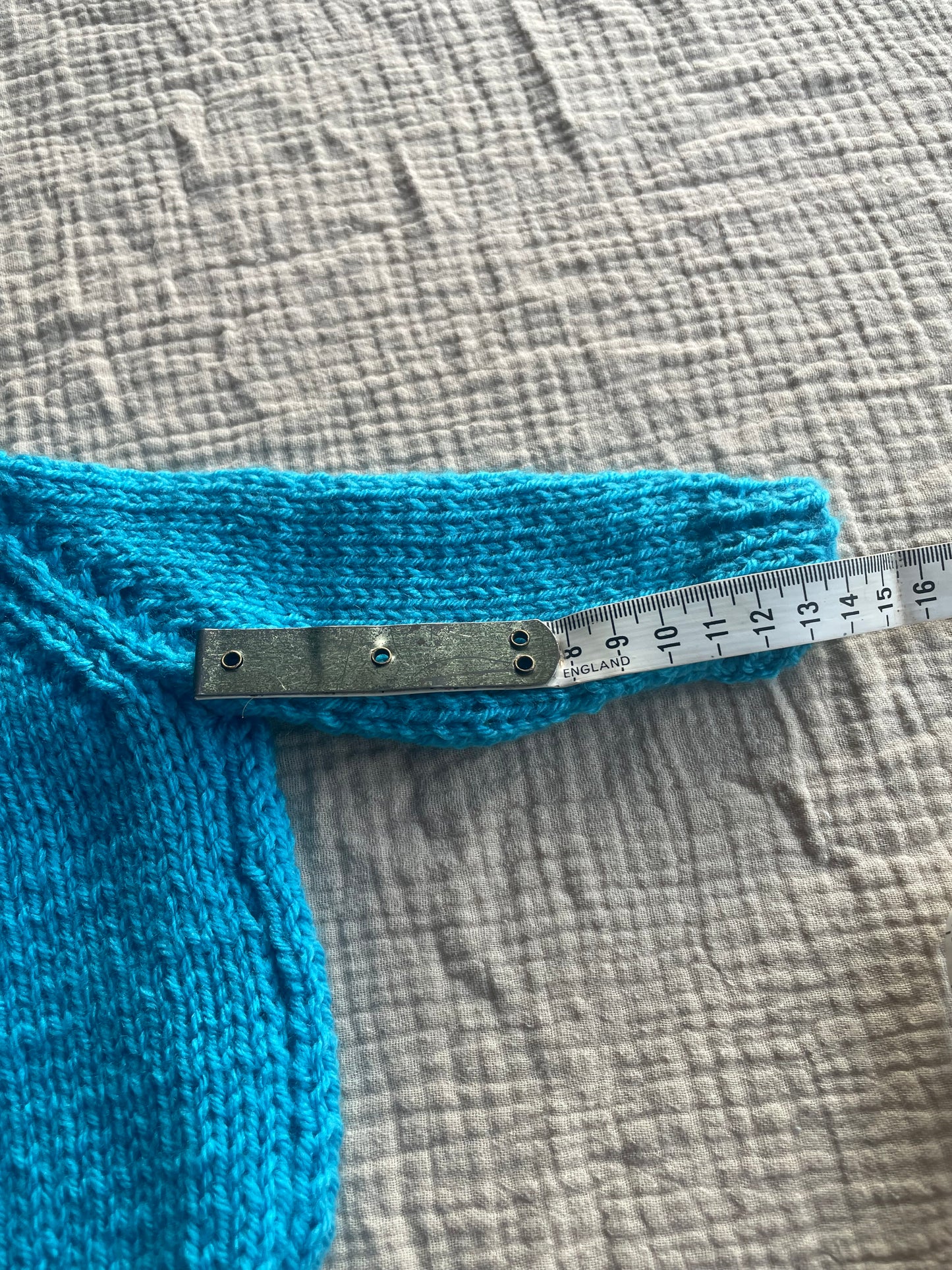 0-1months bright blue cardigan