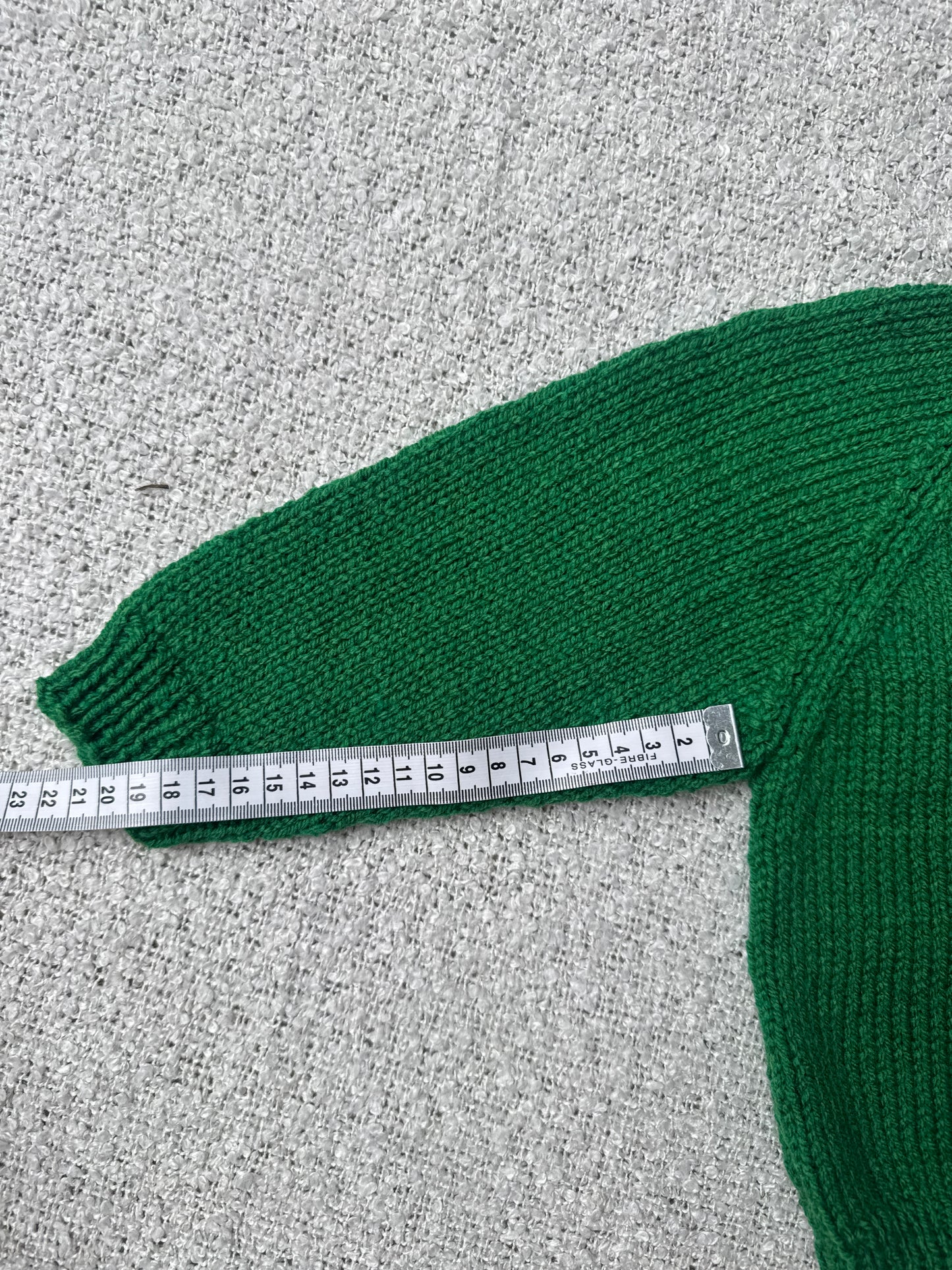 1-2 years racing green cardigan