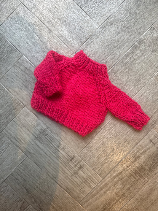 Large jelly cat coral jumper