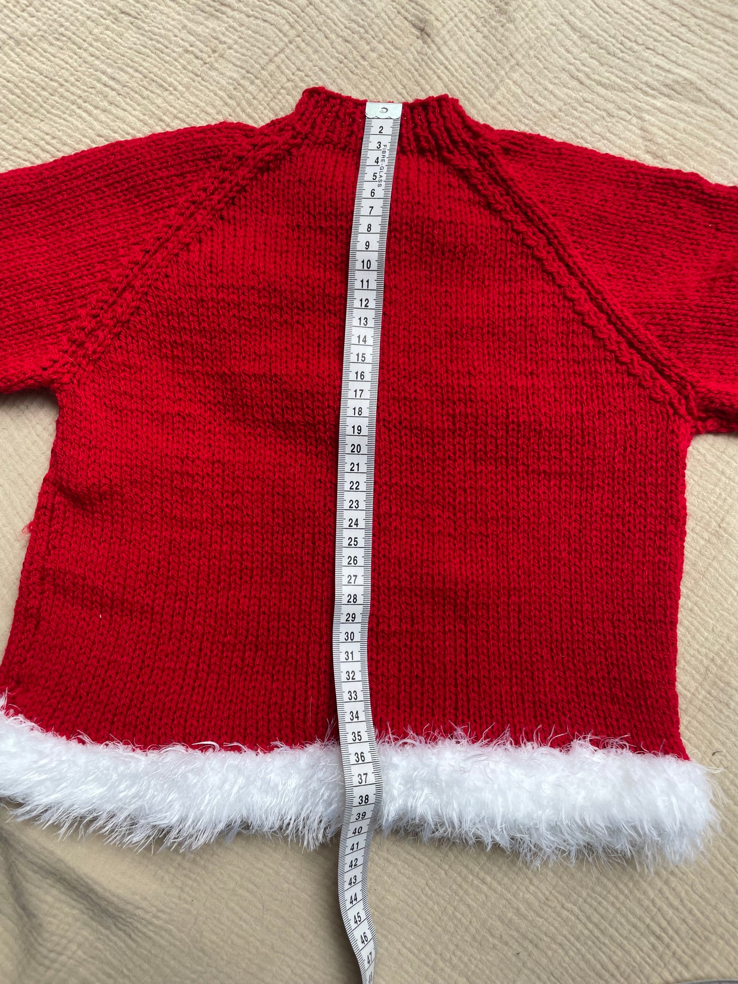 2-3 years red christmas cardigan