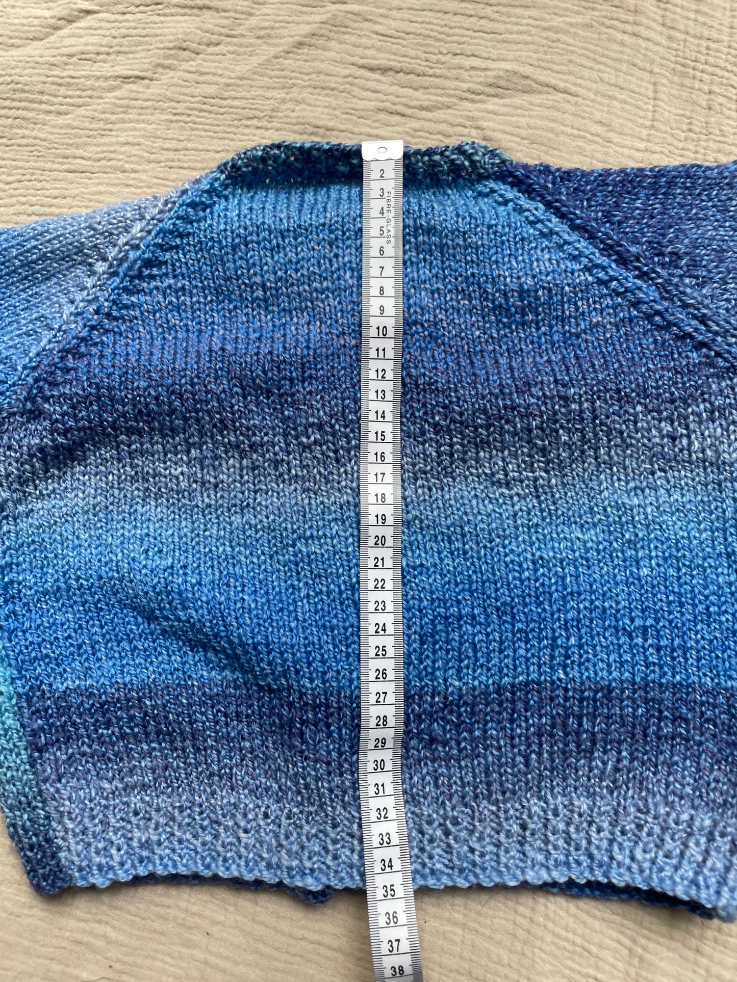 3-4 years blue ombré cardigan