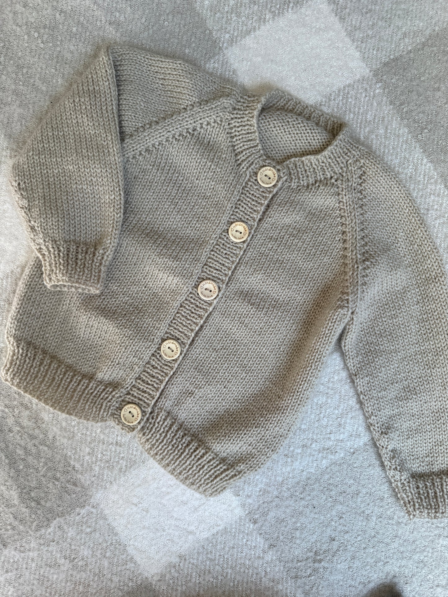 1-2 years parchment cardigan