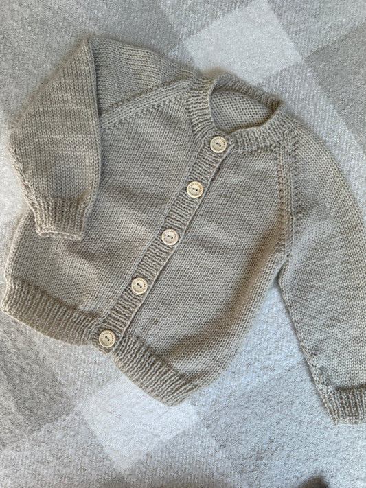 1-2 years parchment cardigan