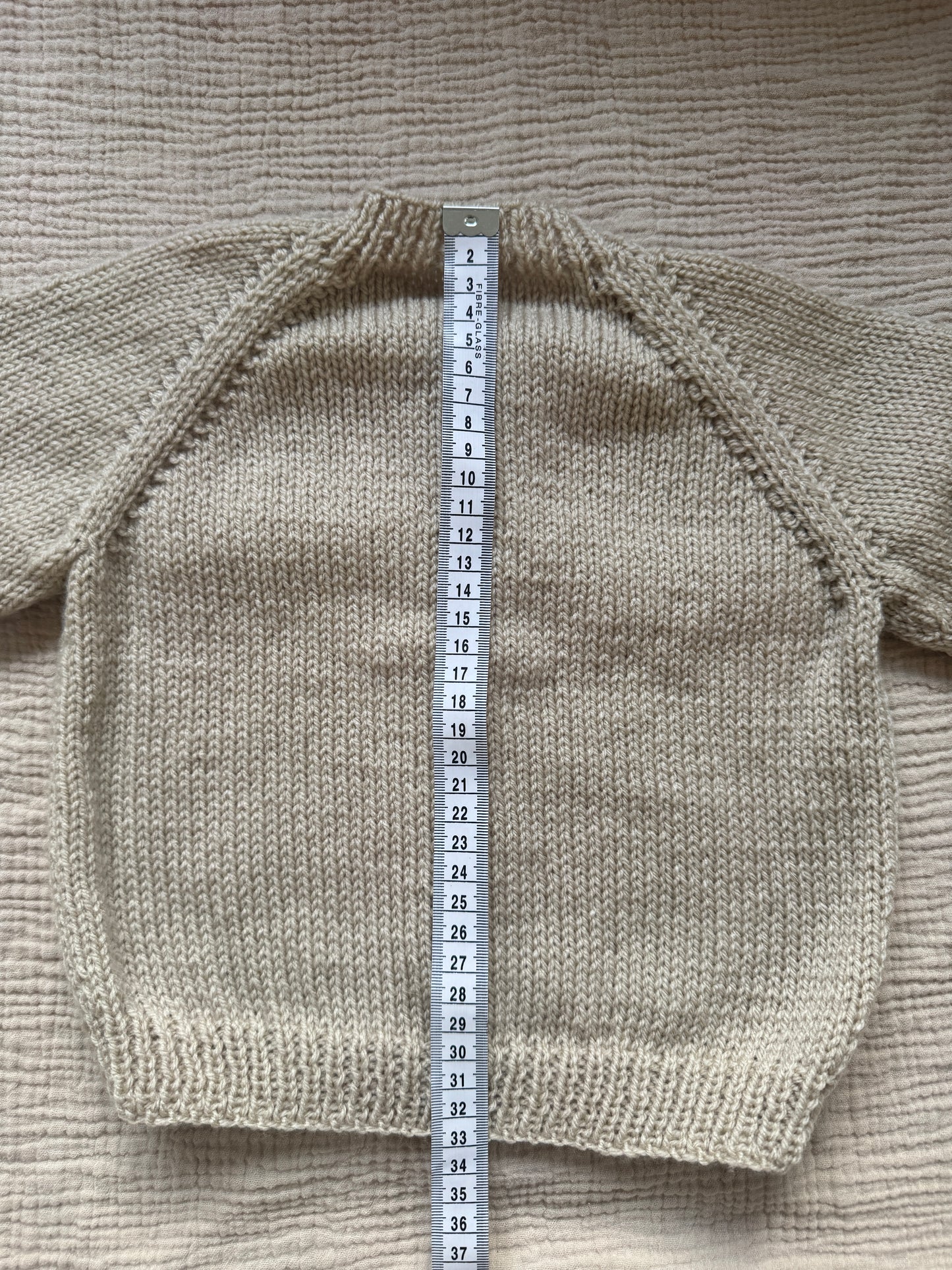 9-12m parchment cardigan