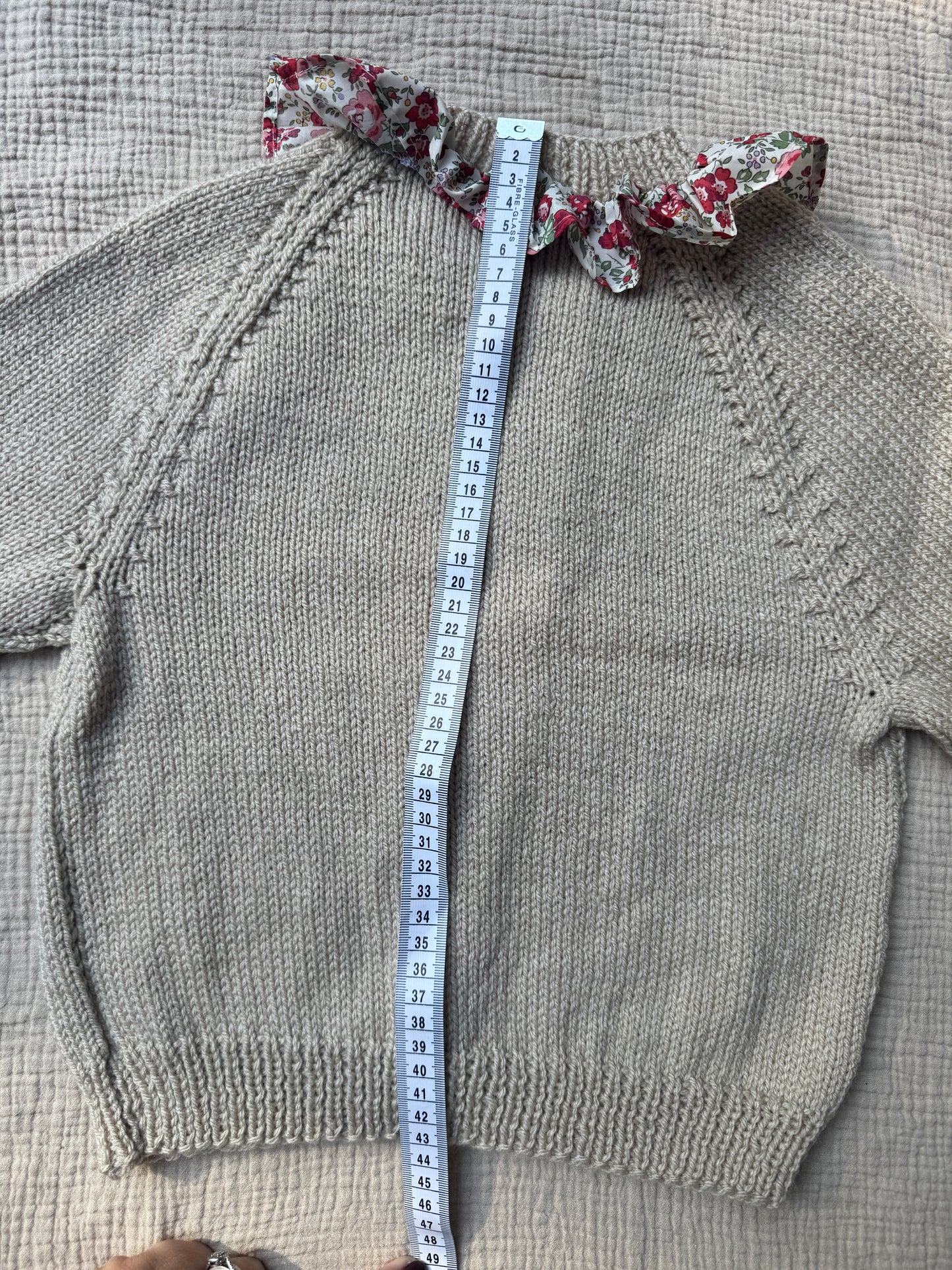 3-4 years parchment with liberty collar cardigan