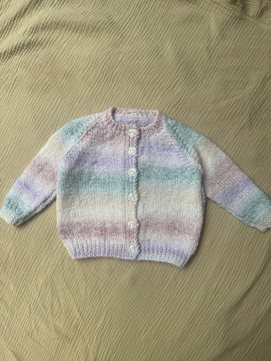 9-12m rainbow cardigan
