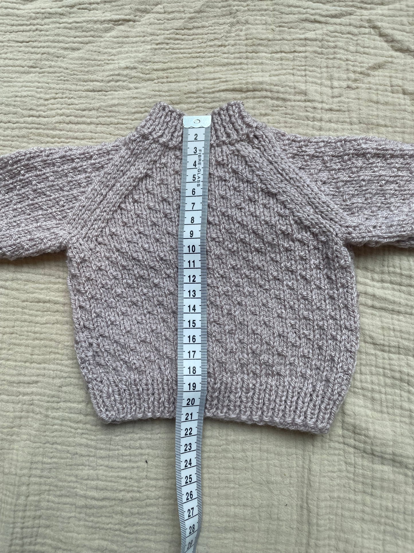 Newborn mushroom cardigan