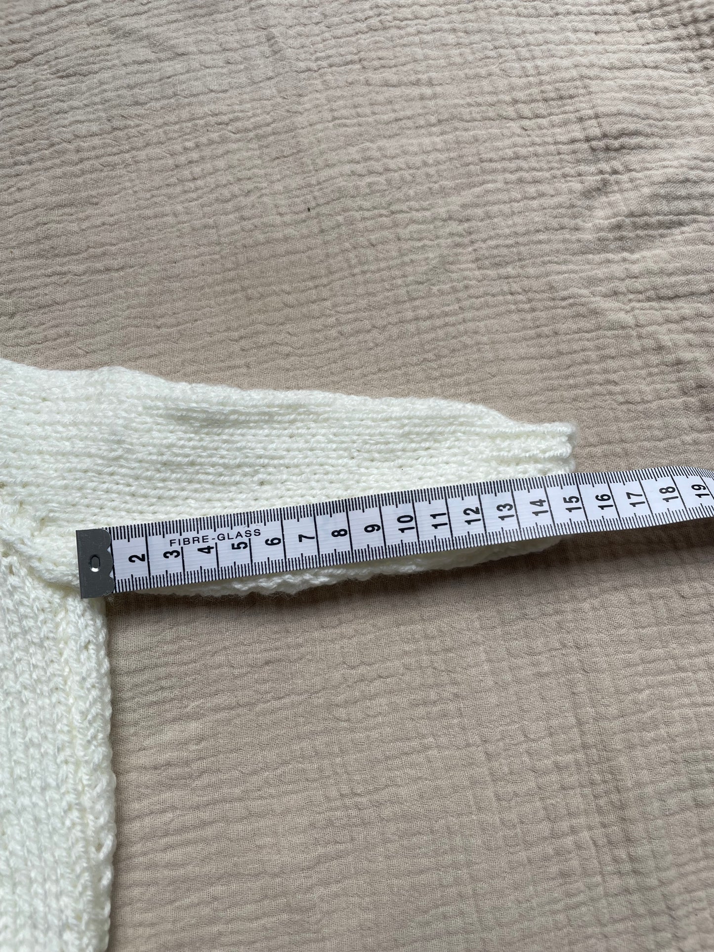 0-3m warm cream cardigan