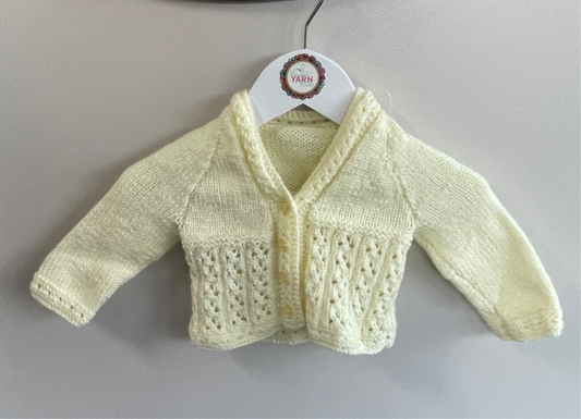 Newborn months lemon Cardigan