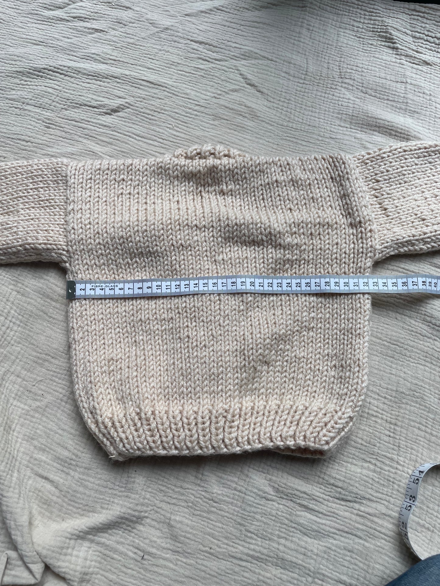 1-2 years oatmeal cardigan