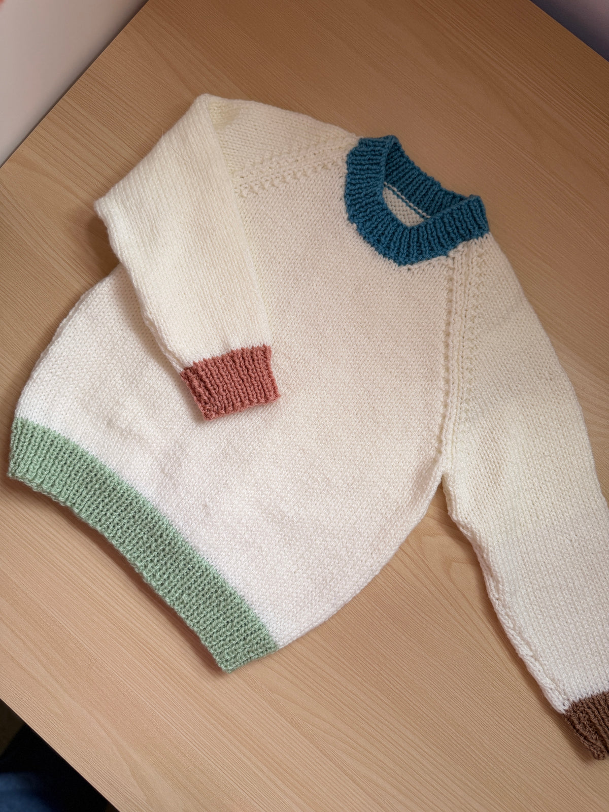 1-2 years colour block jumper