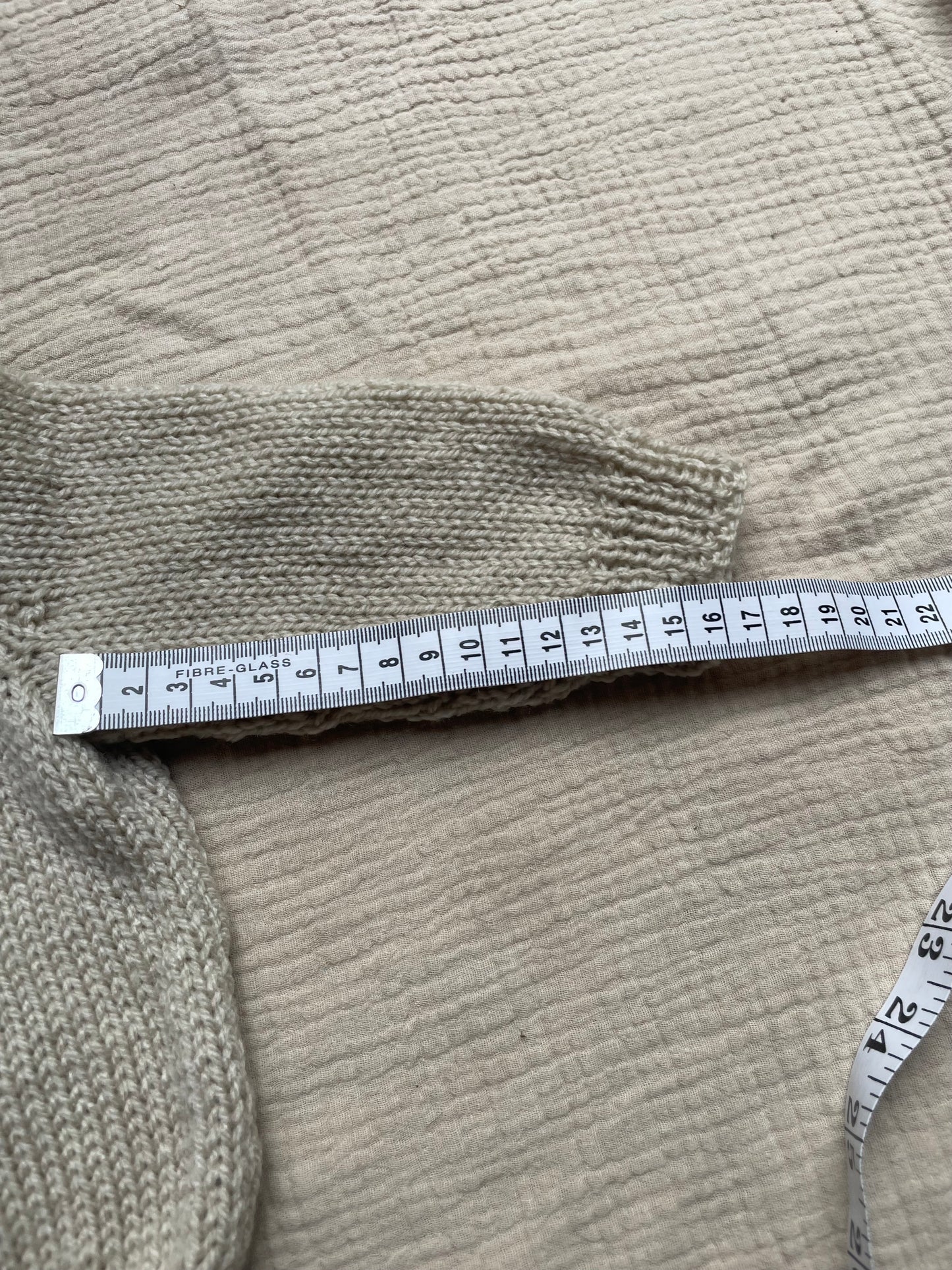 3-6m parchment cardigan