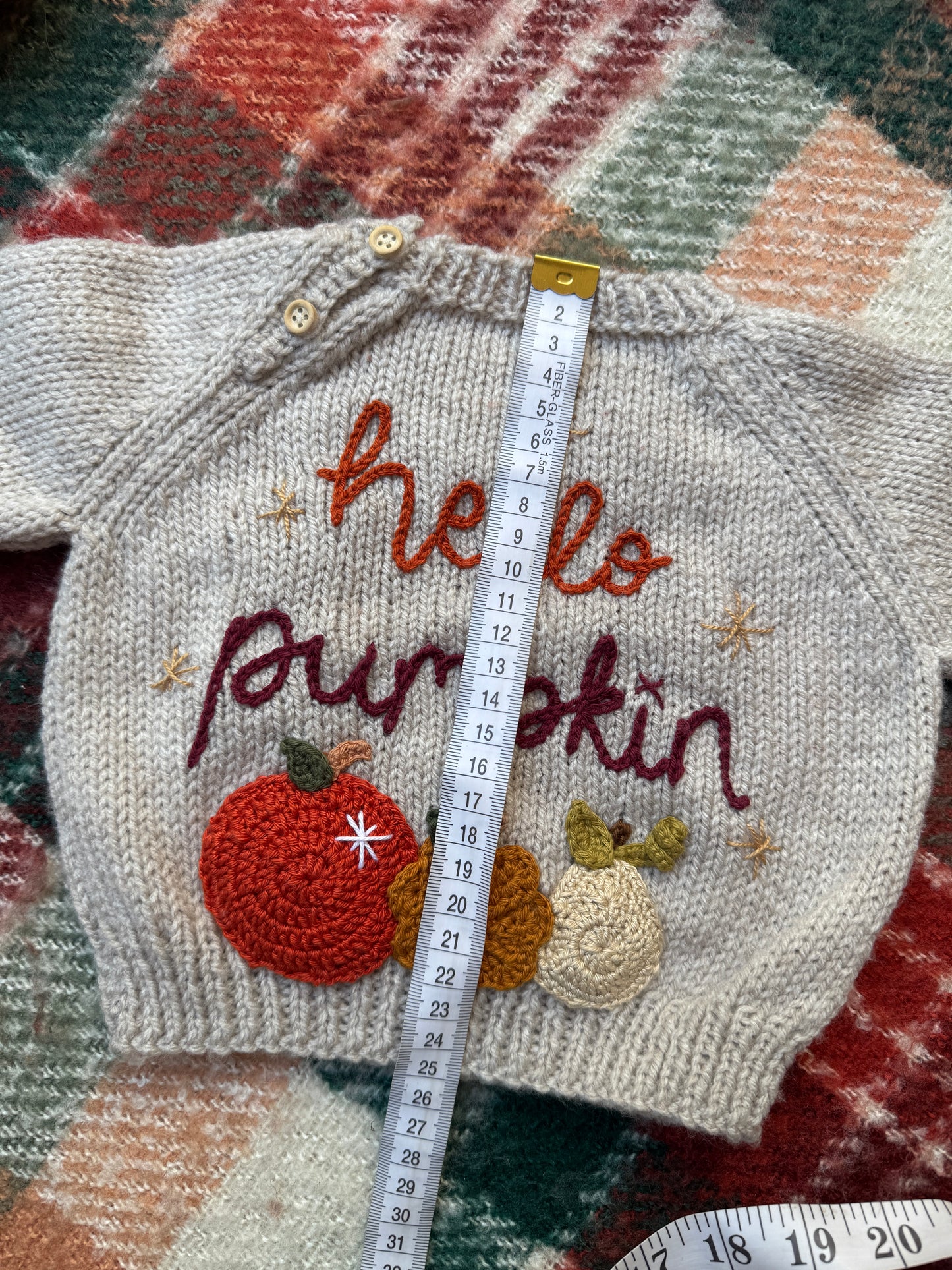 0-6m Hello Pumpkin jumper