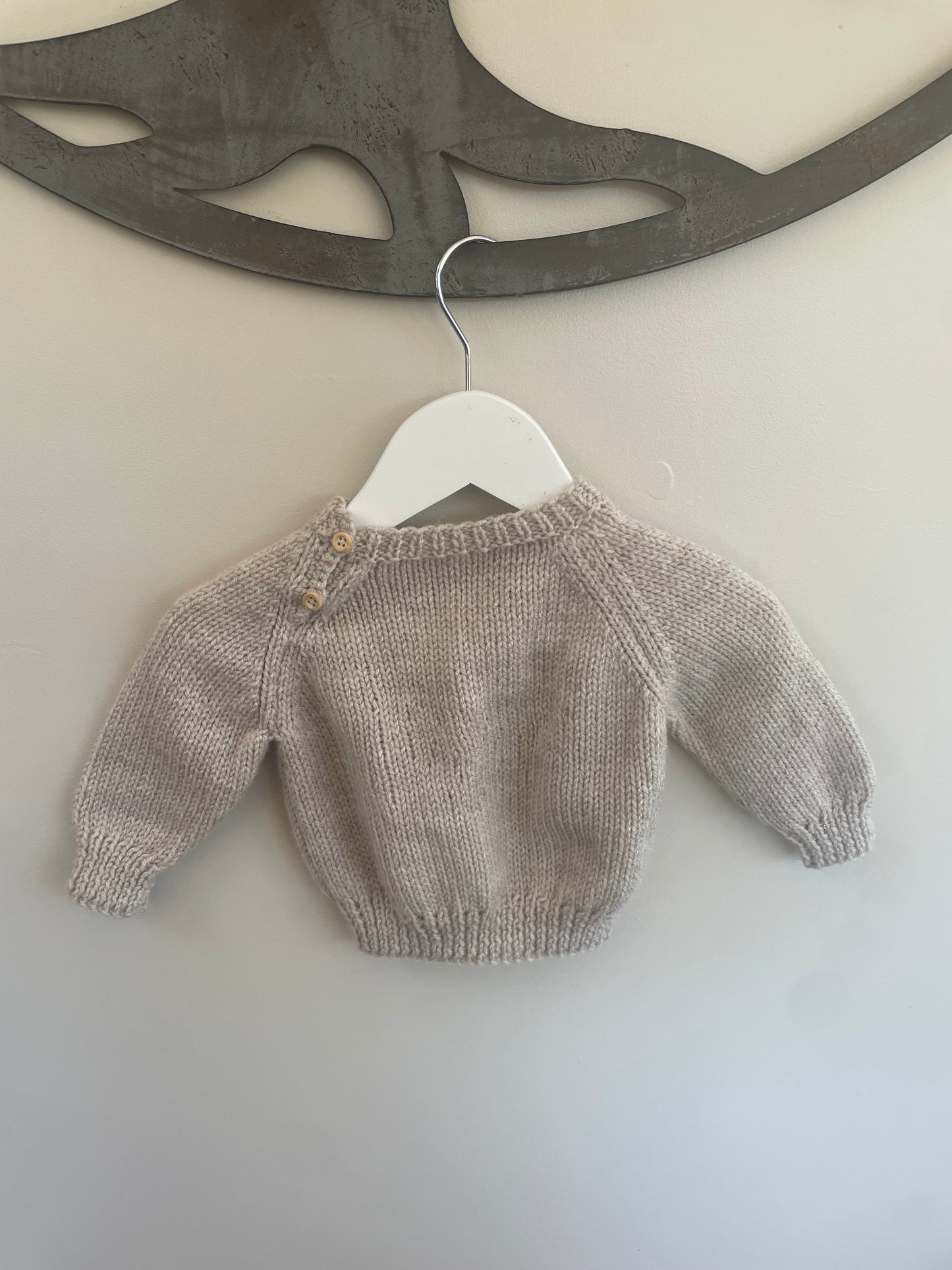 0-3 months parchment jumper