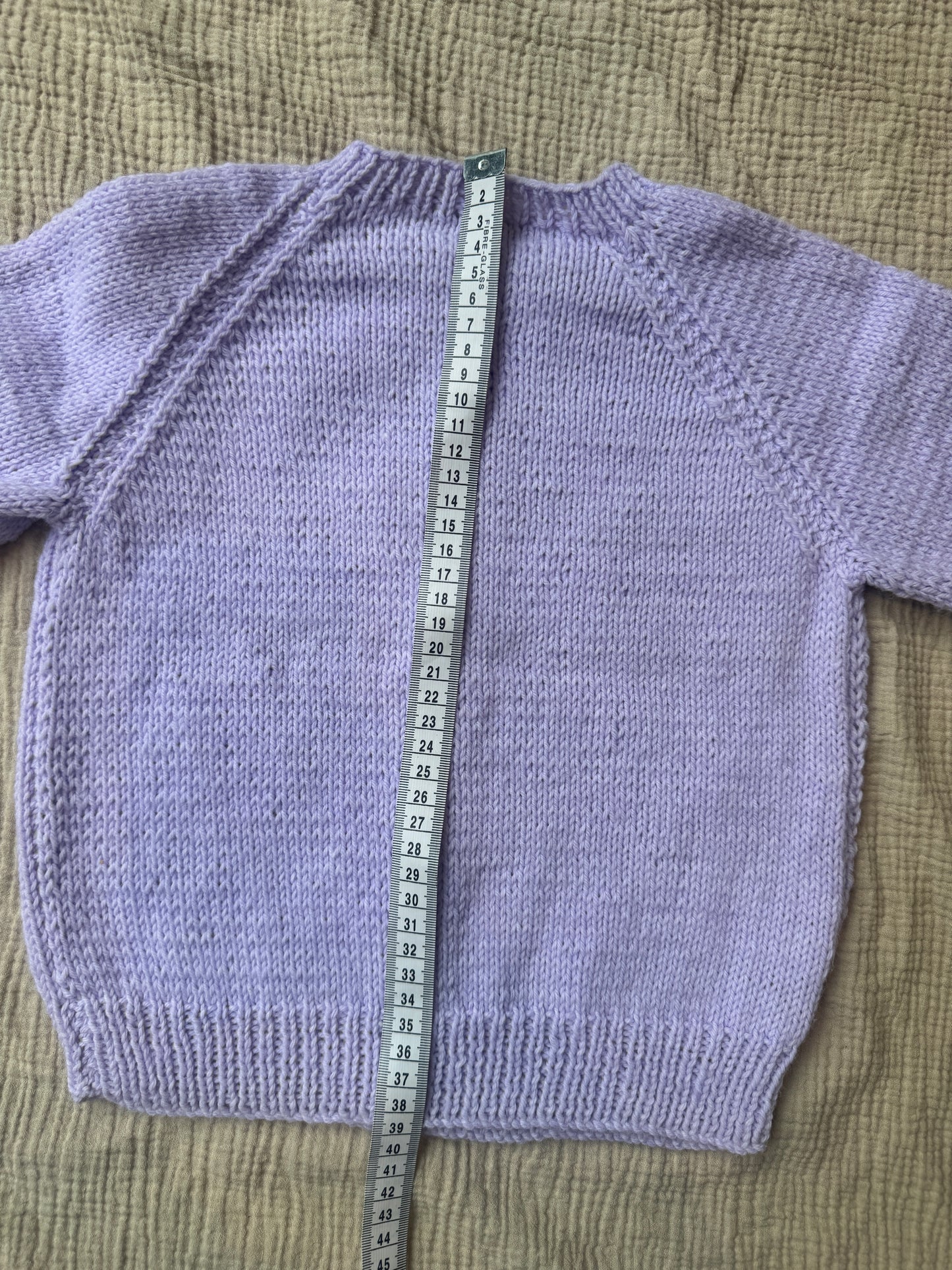 2-4 years lilac with liberty collar cardigan