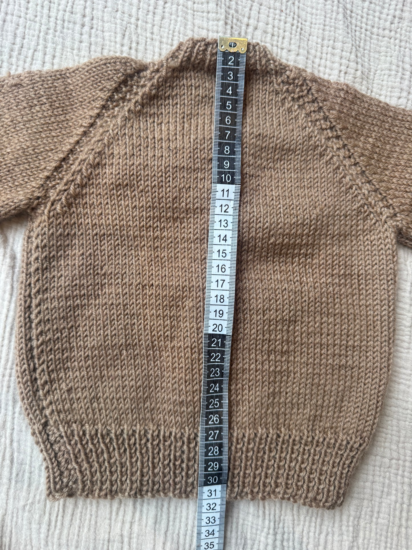 6-12months mocha cardigan