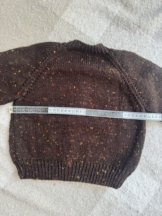 2-3 chocolate fleck cardigan