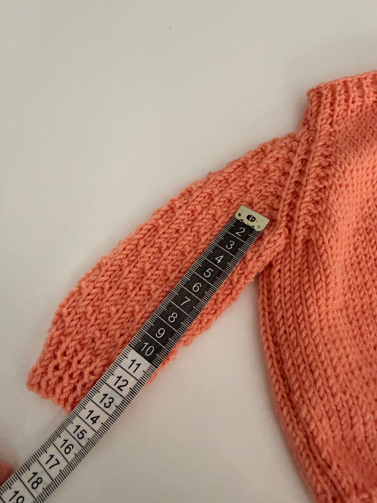 0-3m peach cardigan