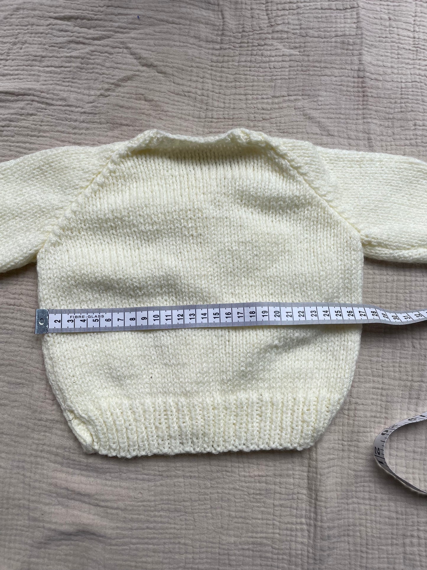 3-6m warm cream cardigan
