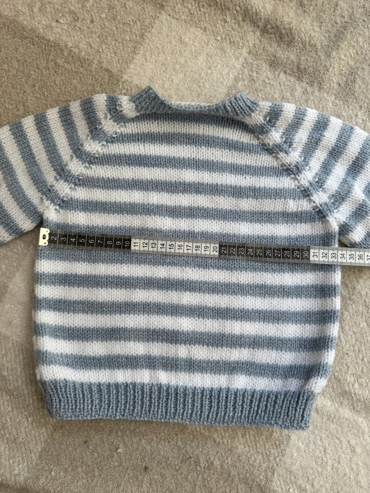 18-24m blue & white jumper