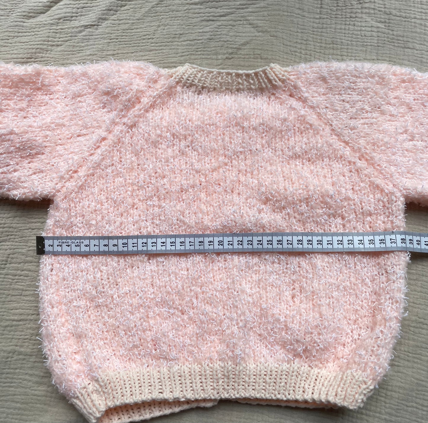 2-3 years fuzzy peach cardigan