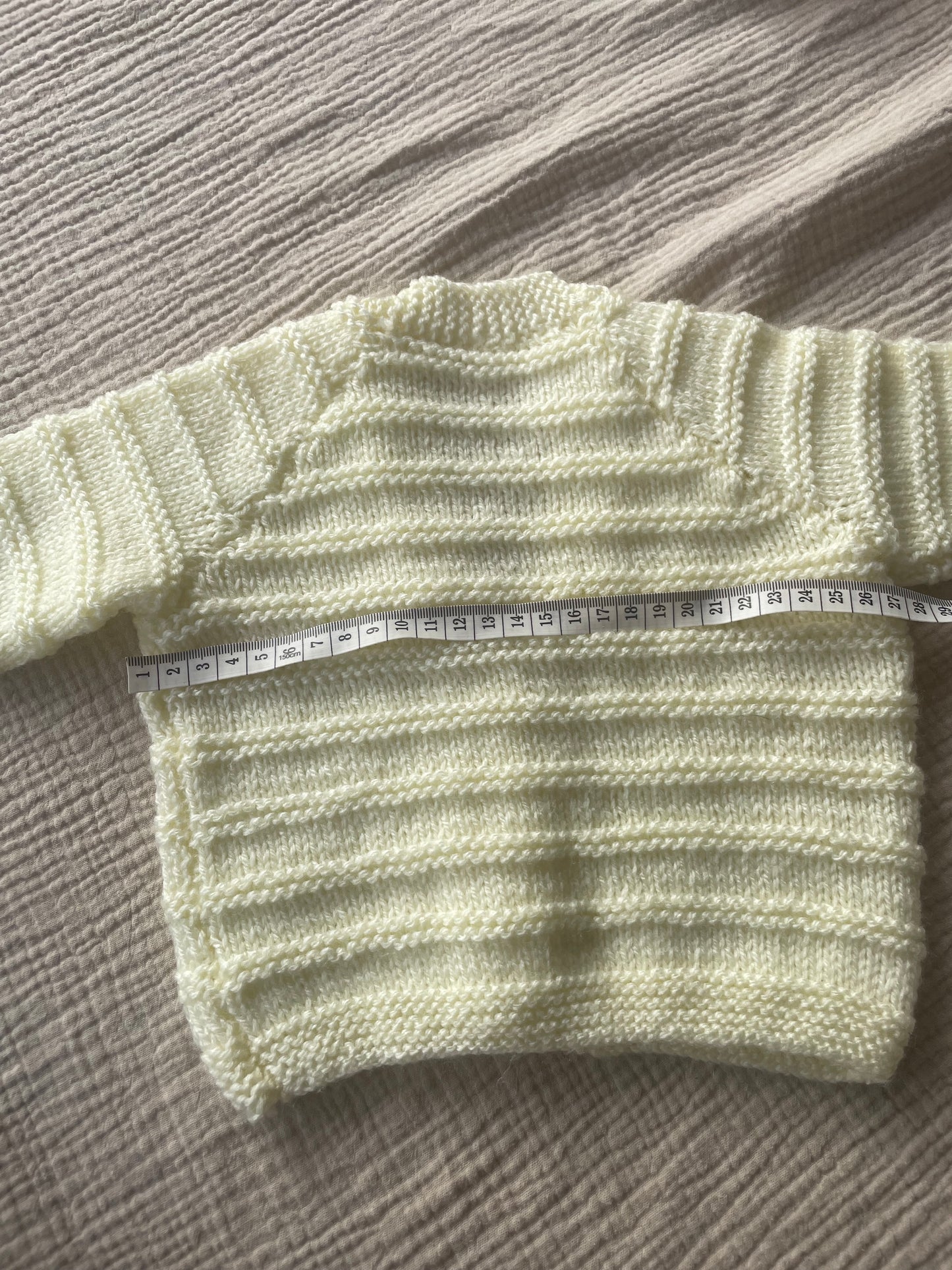 6-9m pale yellow cardigan