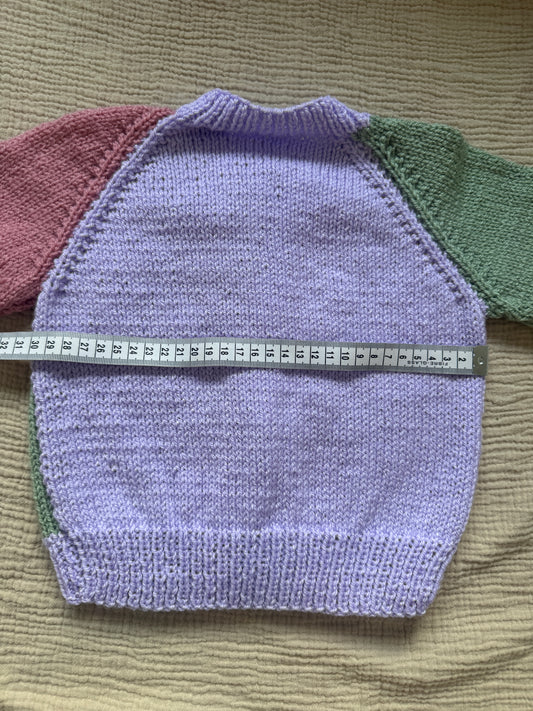9-15m spring colour block cardigan