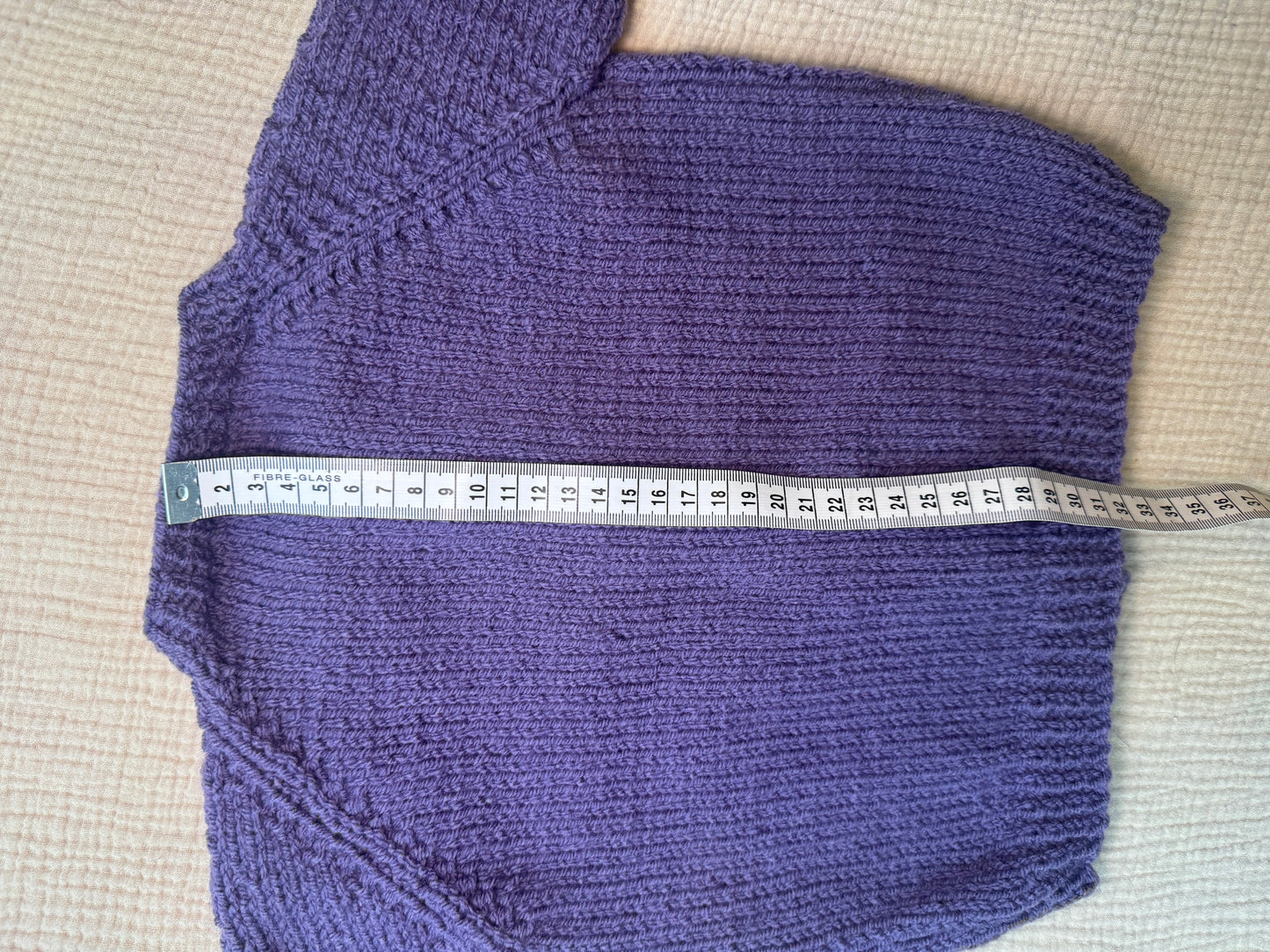 12-18m aubergine cardigan