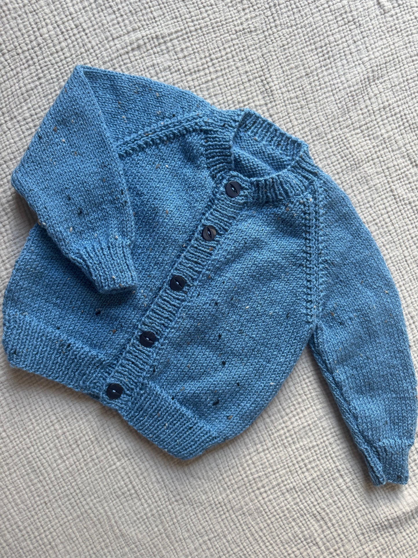 1-2 years blue fleck cardigan