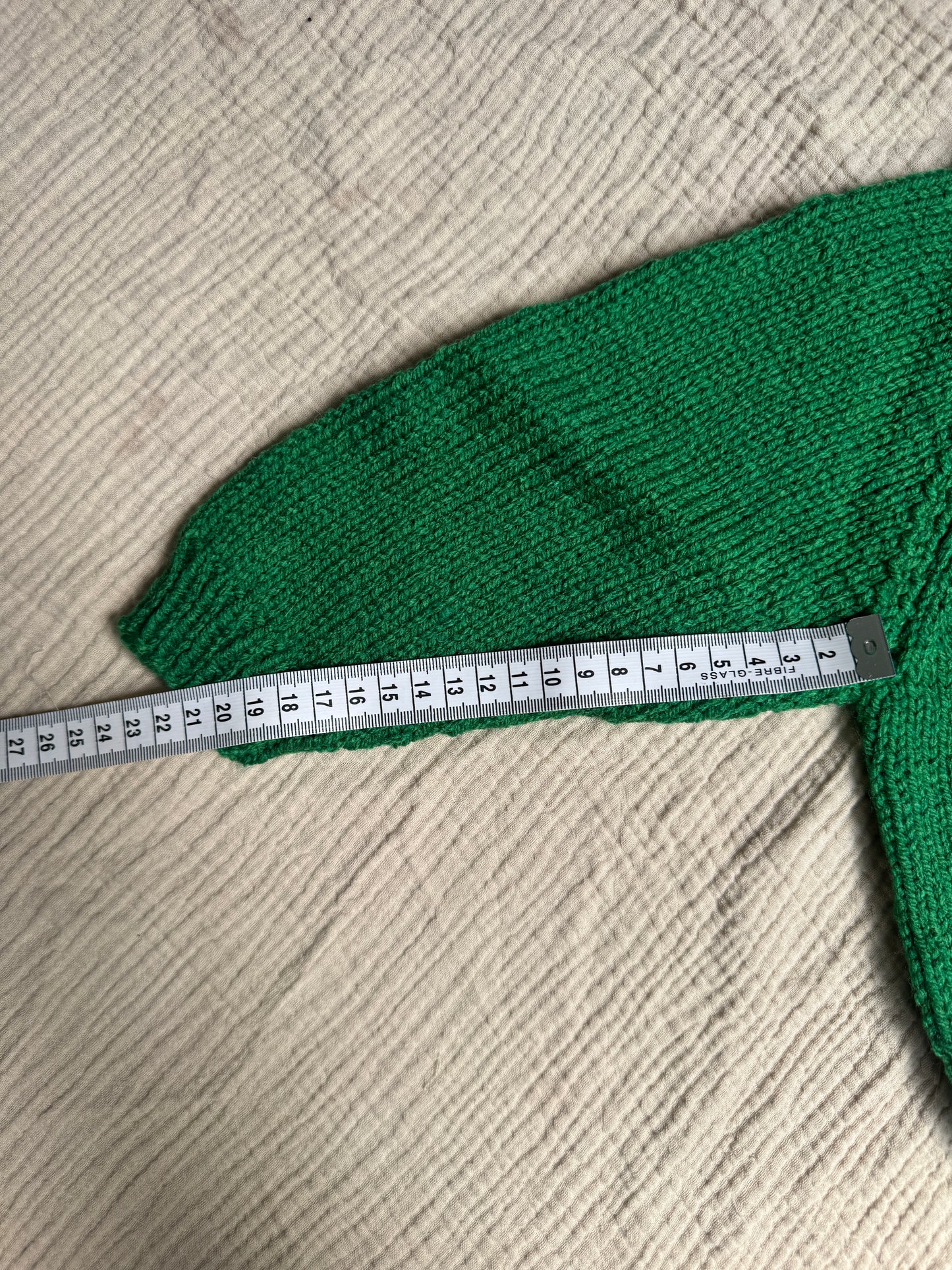 1-2 years racing green cardigan with liberty collar