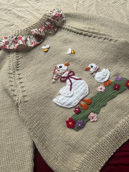 3-4 years mummy & baby goose readymade