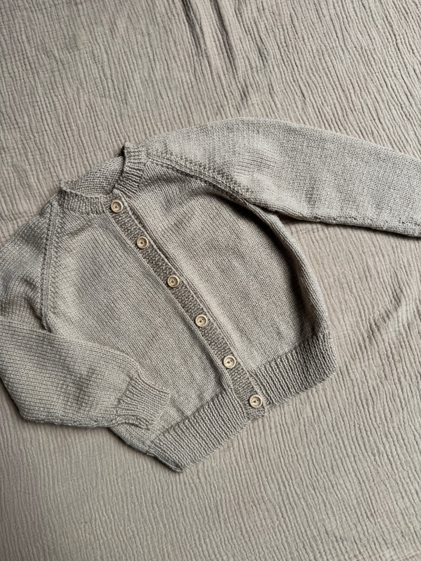 2-3 years parchment cardigan