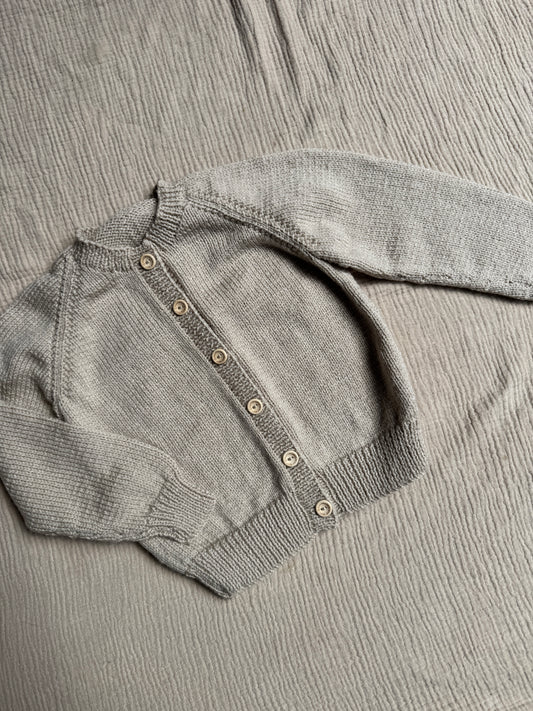 2-3 years parchment cardigan
