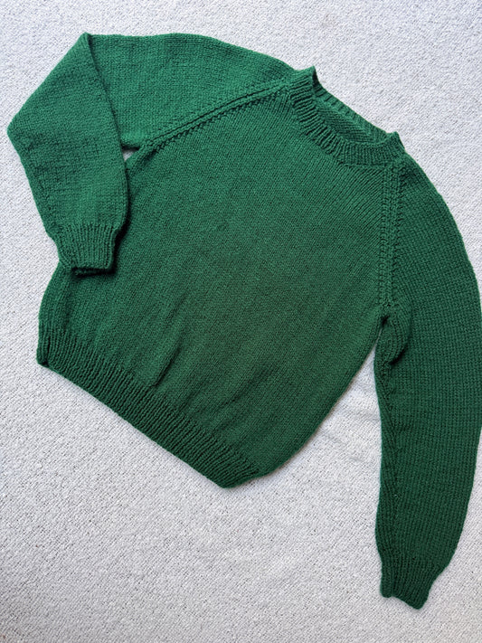 4-6 years bottle green jumper