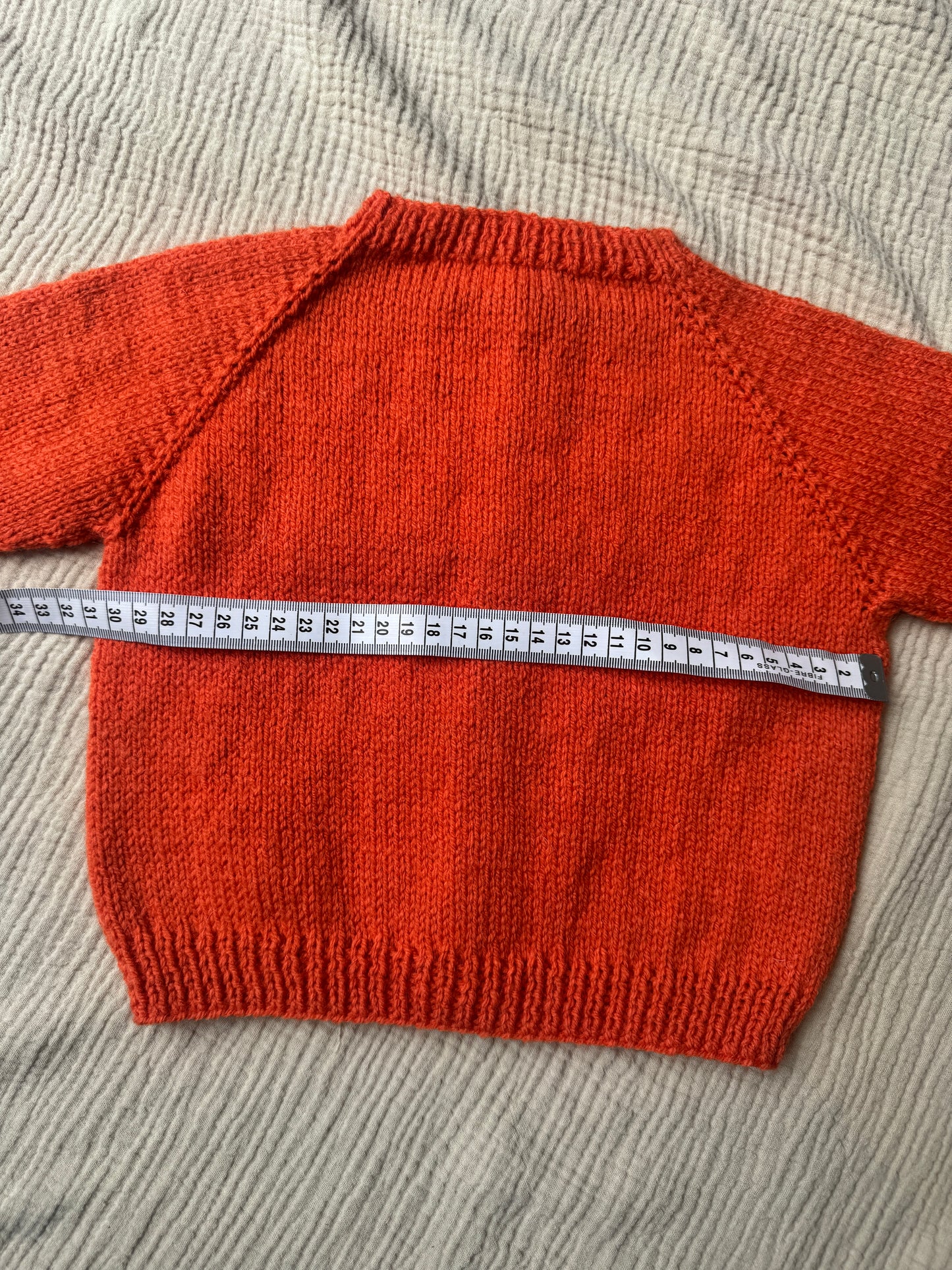 6-12m burnt orange  cardigan