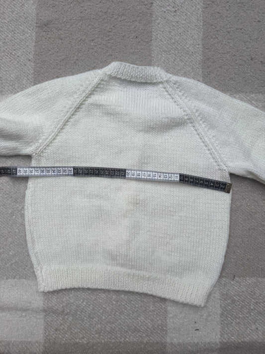 3-4 years pale cream cardigan