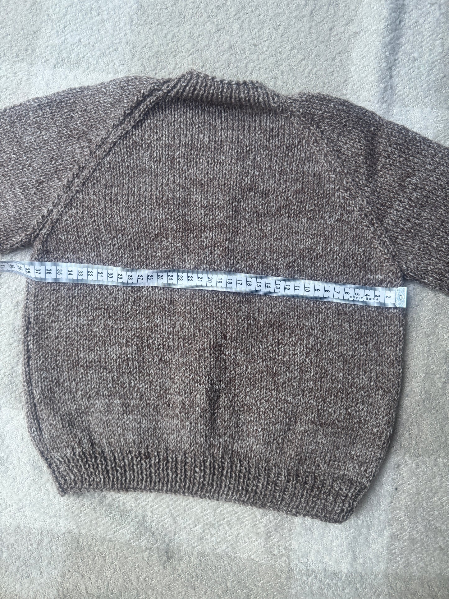 2-4 years brown fleck cardigan