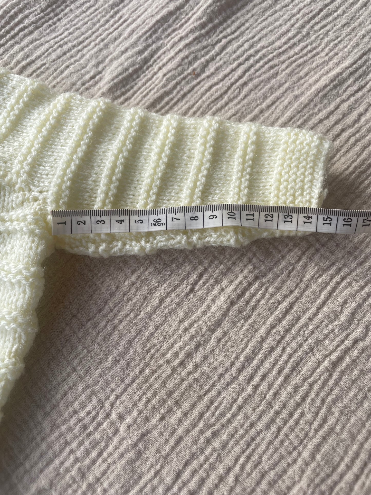 6-9m pale yellow cardigan