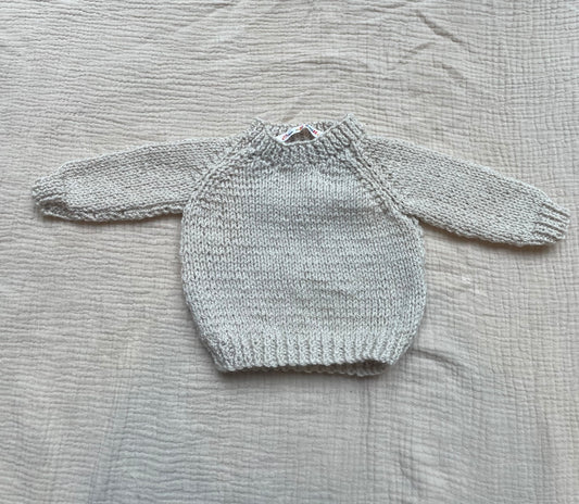 Newborn parchment jumper