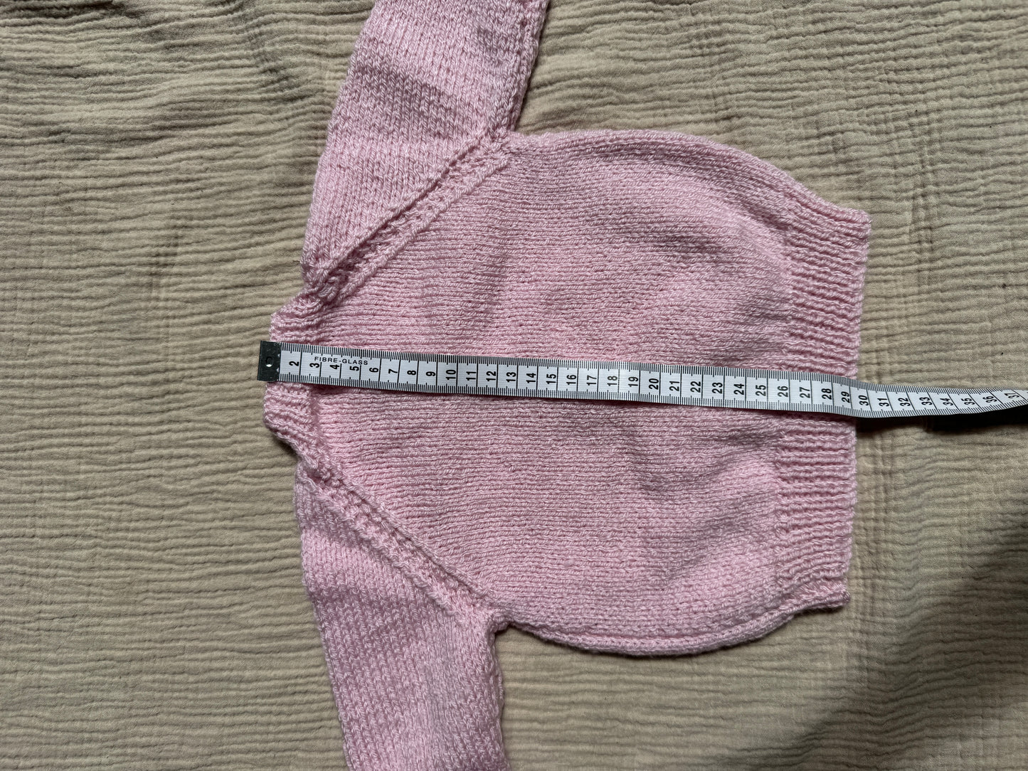 3-6m pale pink cardigan