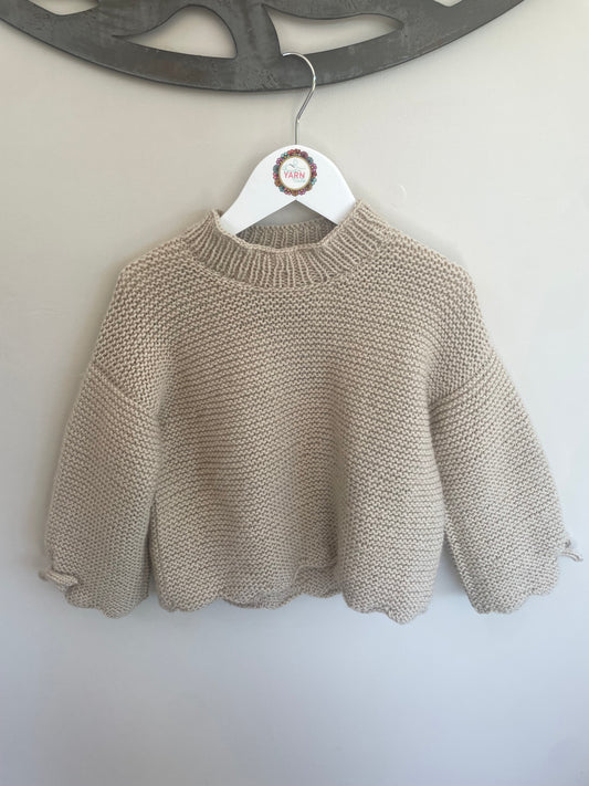3-4 years parchment jumper