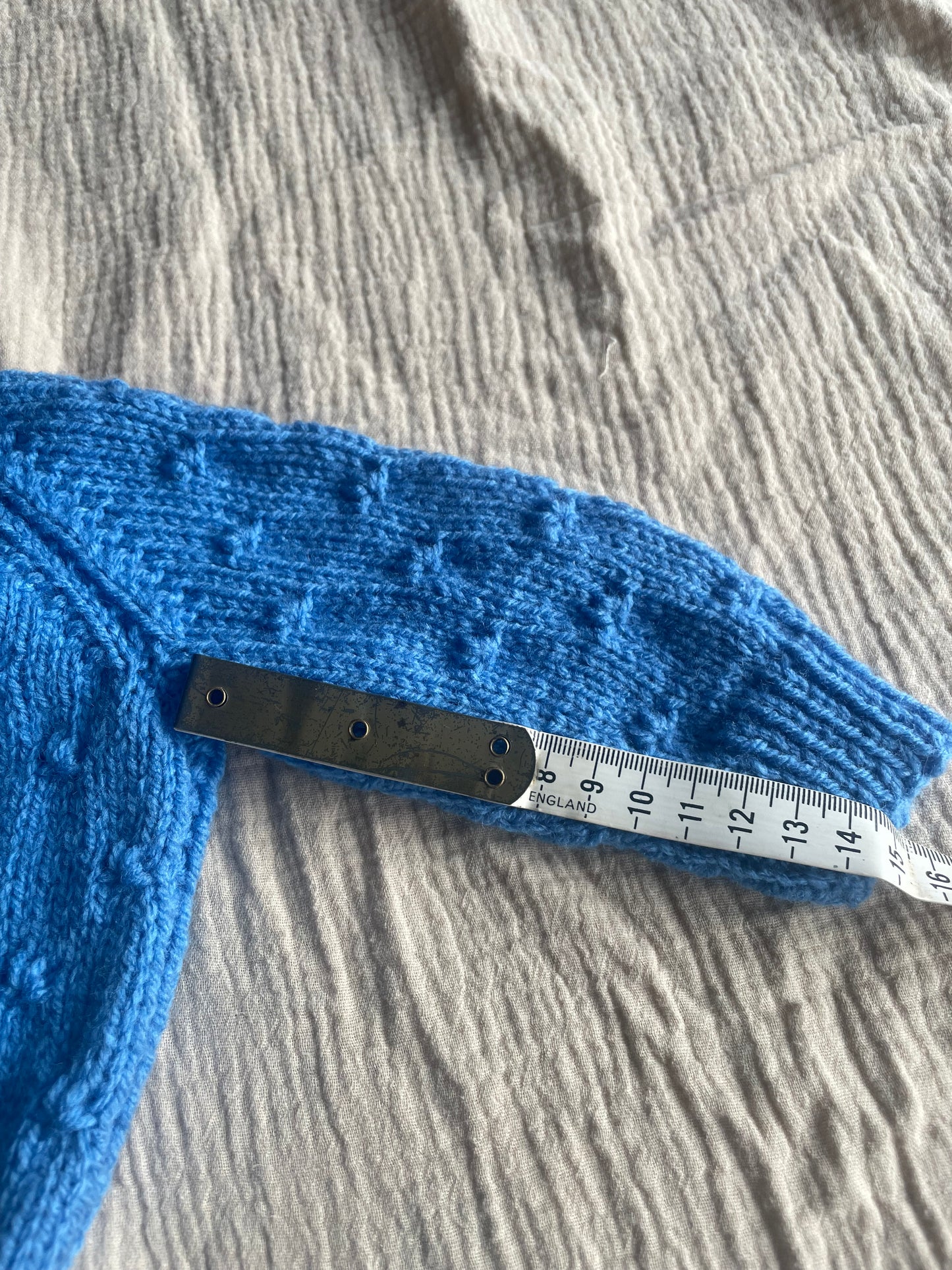 0-3m blue cardigan