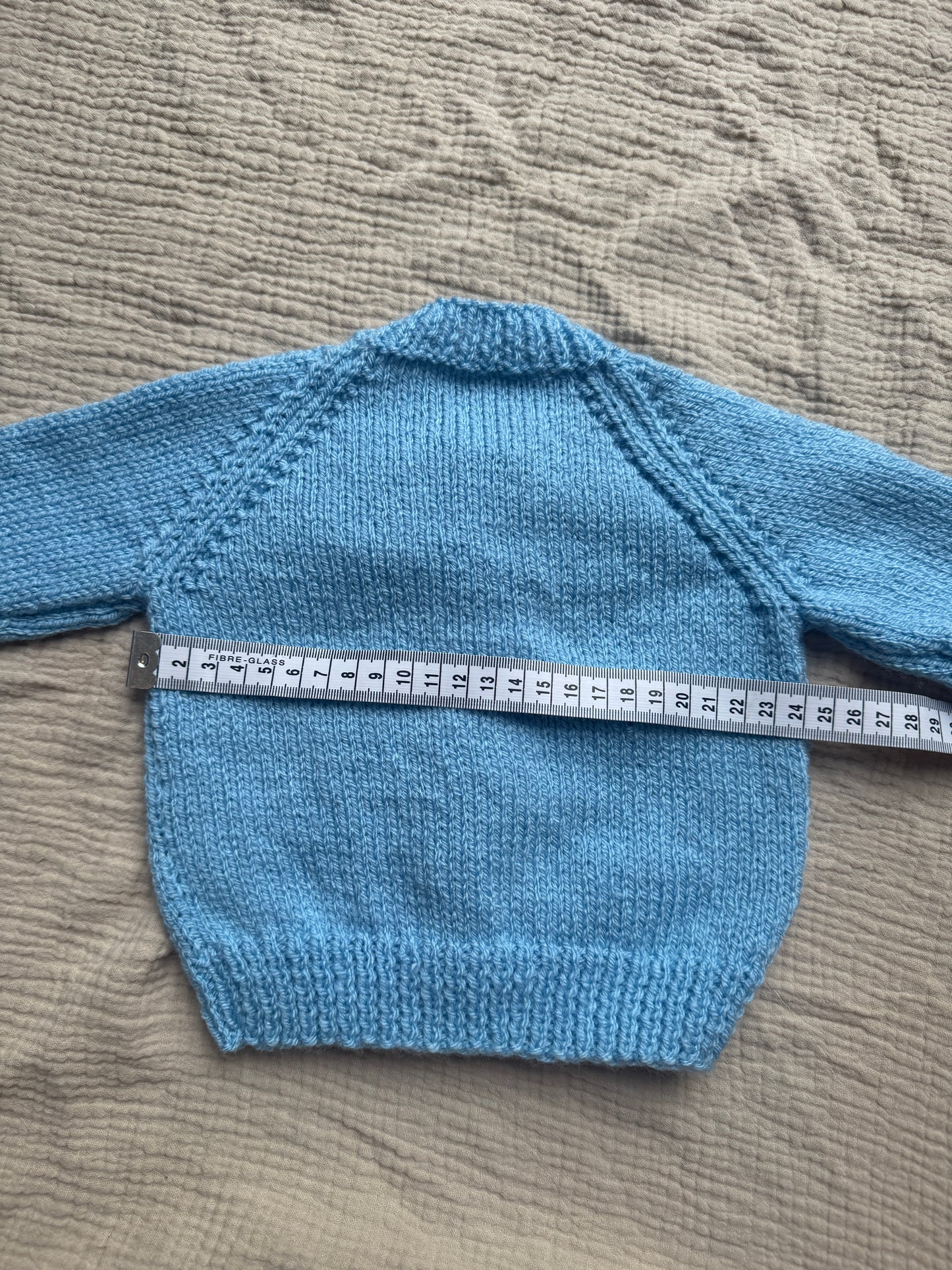 3-6m cloud blue cardigan