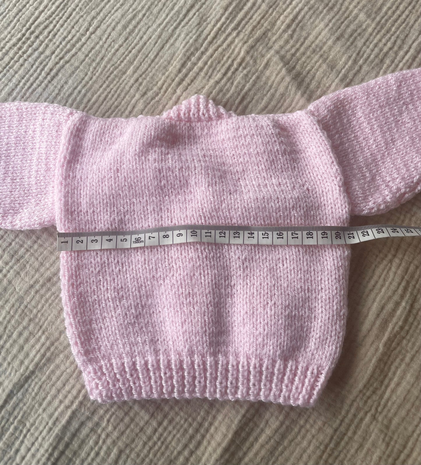 0-1m light pink cardigan