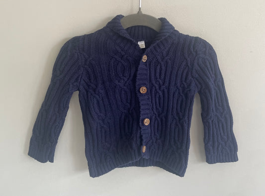 3-6 months navy cardigan
