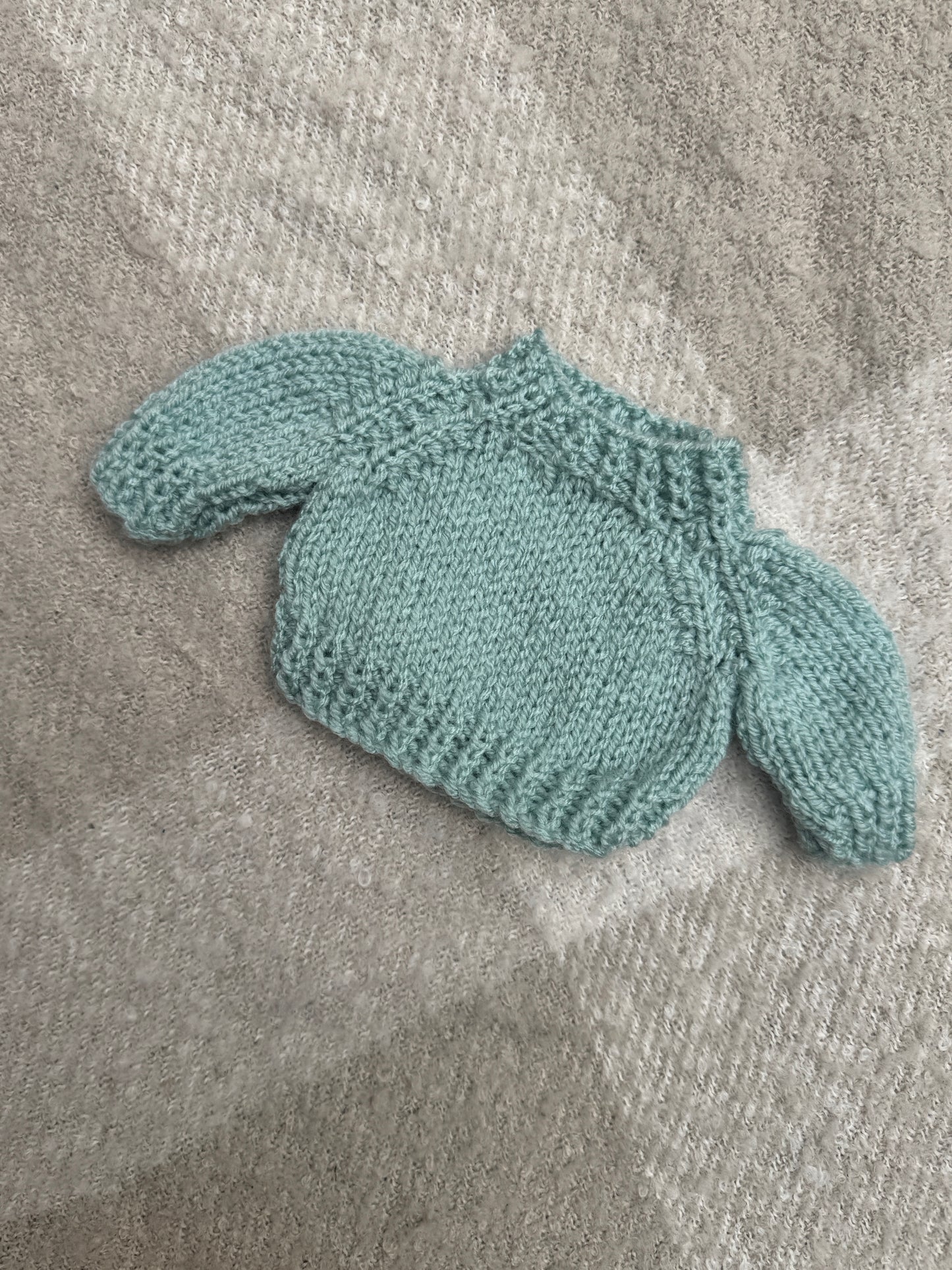 Medium duck egg jelly cat jumper