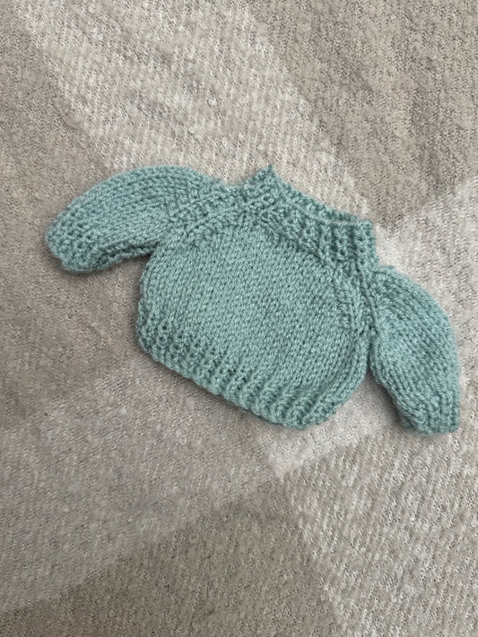 Medium duck egg jelly cat jumper